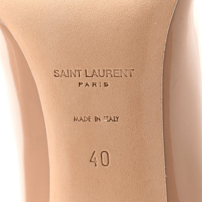 Saint Laurent Patent Anja 85 Pumps 39 Nude 7 of 10