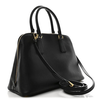 Prada Saffiano Lux Medium Promenade Tote Black 3 of 11