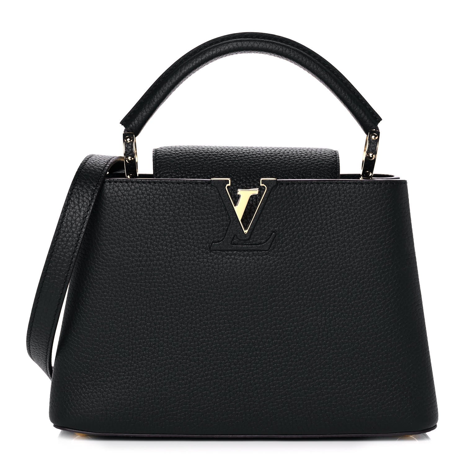 Louis Vuitton Taurillon Capucines BB Black 1 of 9