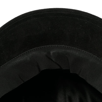 Christian Dior Suede Arty Beret Cap 57 Black 11 of 11