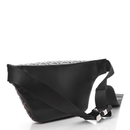 Fendi Vitello Century Bi-Color FF 1974 Embossed Belt Bag Maya Black 4 of 10