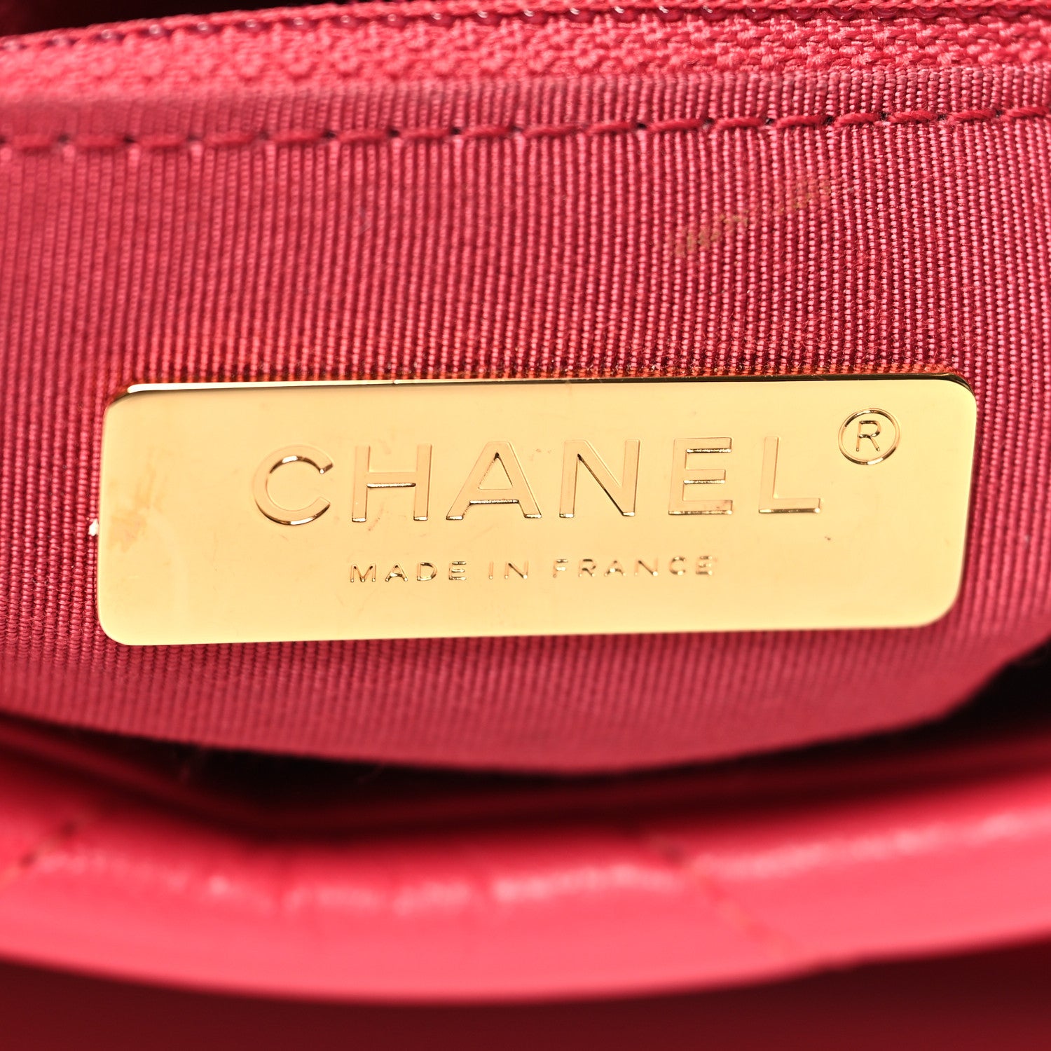 Chanel Goatskin Quilted Medium Chanel 19 Flap Coral 6 of 10