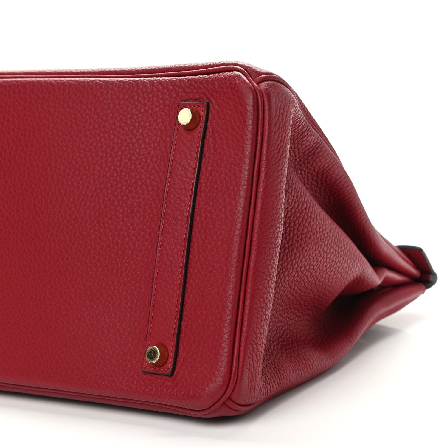 Hermes Taurillon Clemence Birkin 35 Rouge Grenat 11 of 15
