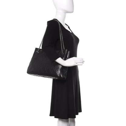 Chanel Aged Calfskin Quilted Reissue 2.55 Tote Black 2 of 9