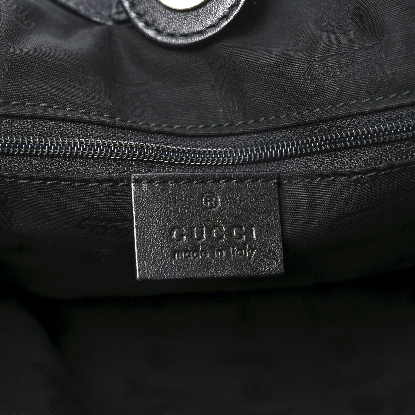 Guccissima Medium Sukey Tote Black