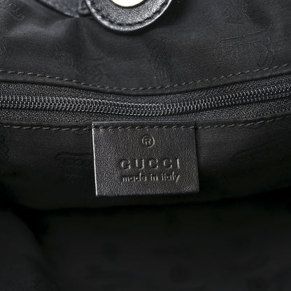 Gucci Guccissima Medium Sukey Tote Black 6 of 10