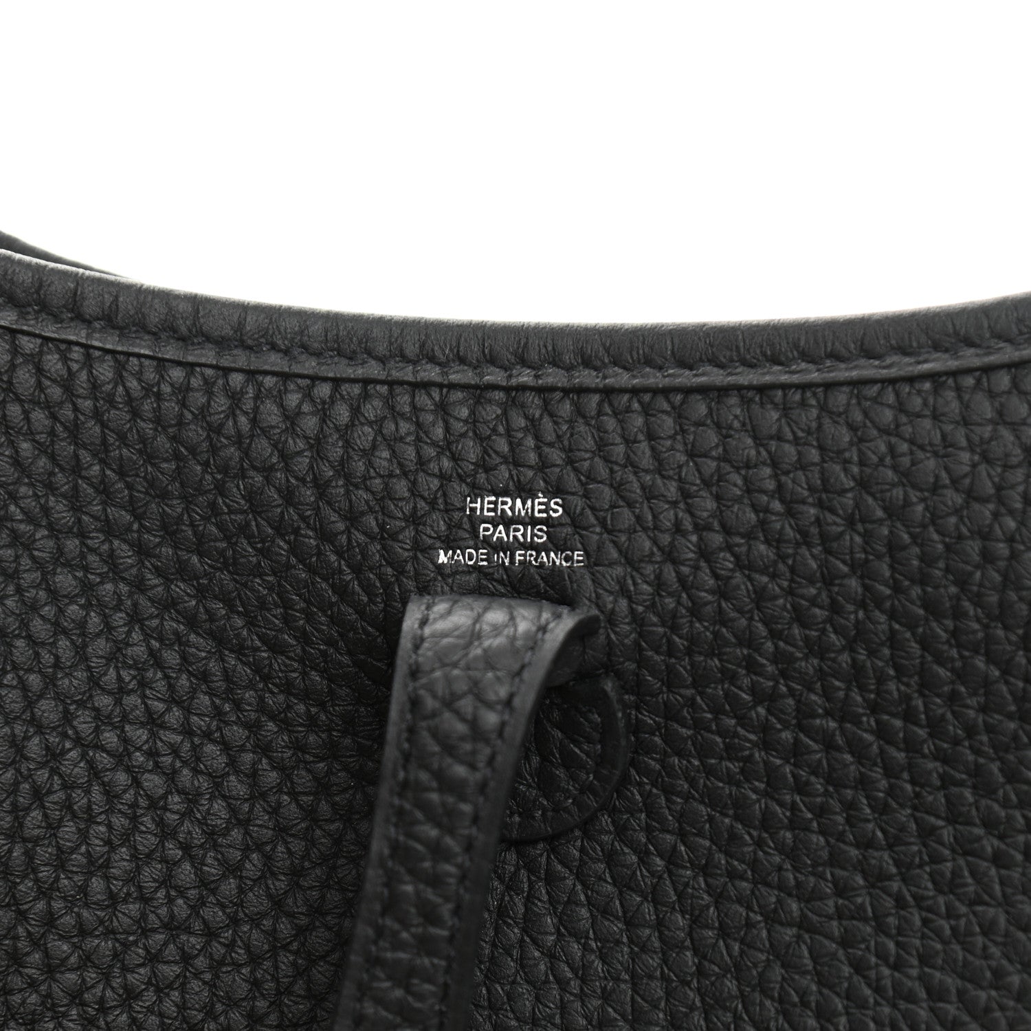 Hermes Taurillon Clemence Evelyne TPM Black 6 of 10