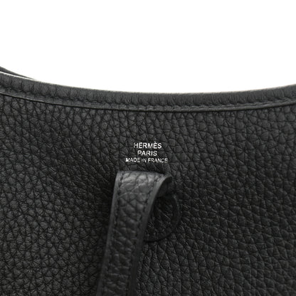 Hermes Taurillon Clemence Evelyne TPM Black 6 of 10
