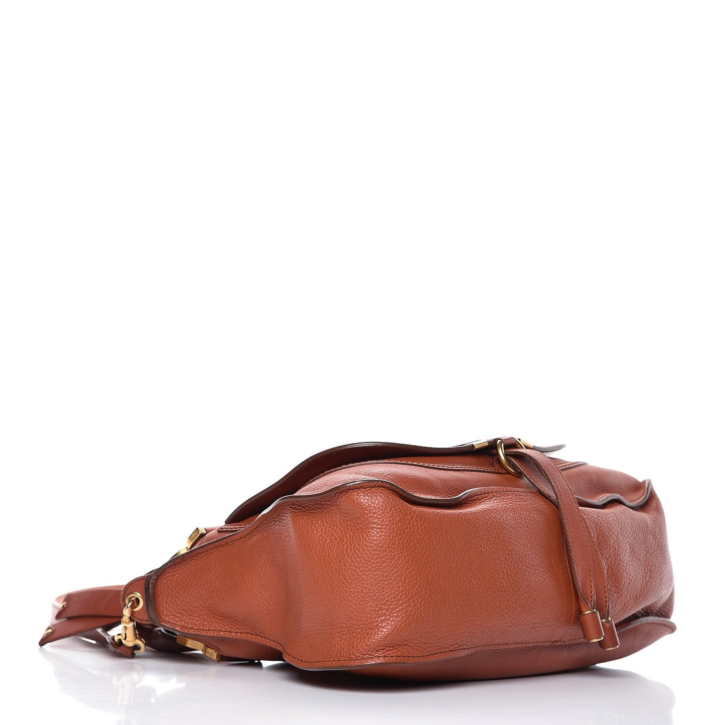 Calfskin Medium Marcie Satchel Tan