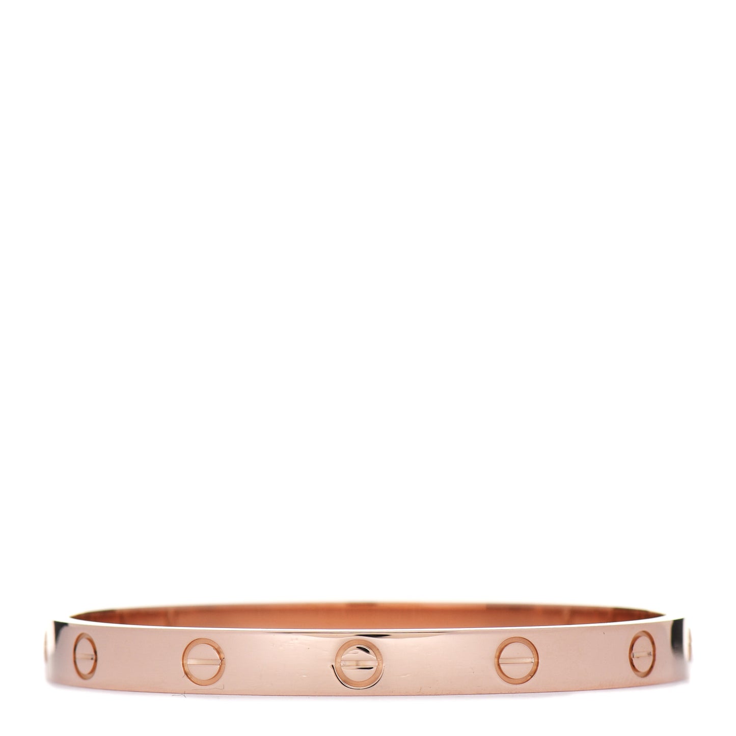 18K Pink Gold LOVE Bracelet 17