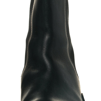 Bottega Veneta Calfskin The Tire Chelsea Boots 40 Black Bright Red 8 of 10