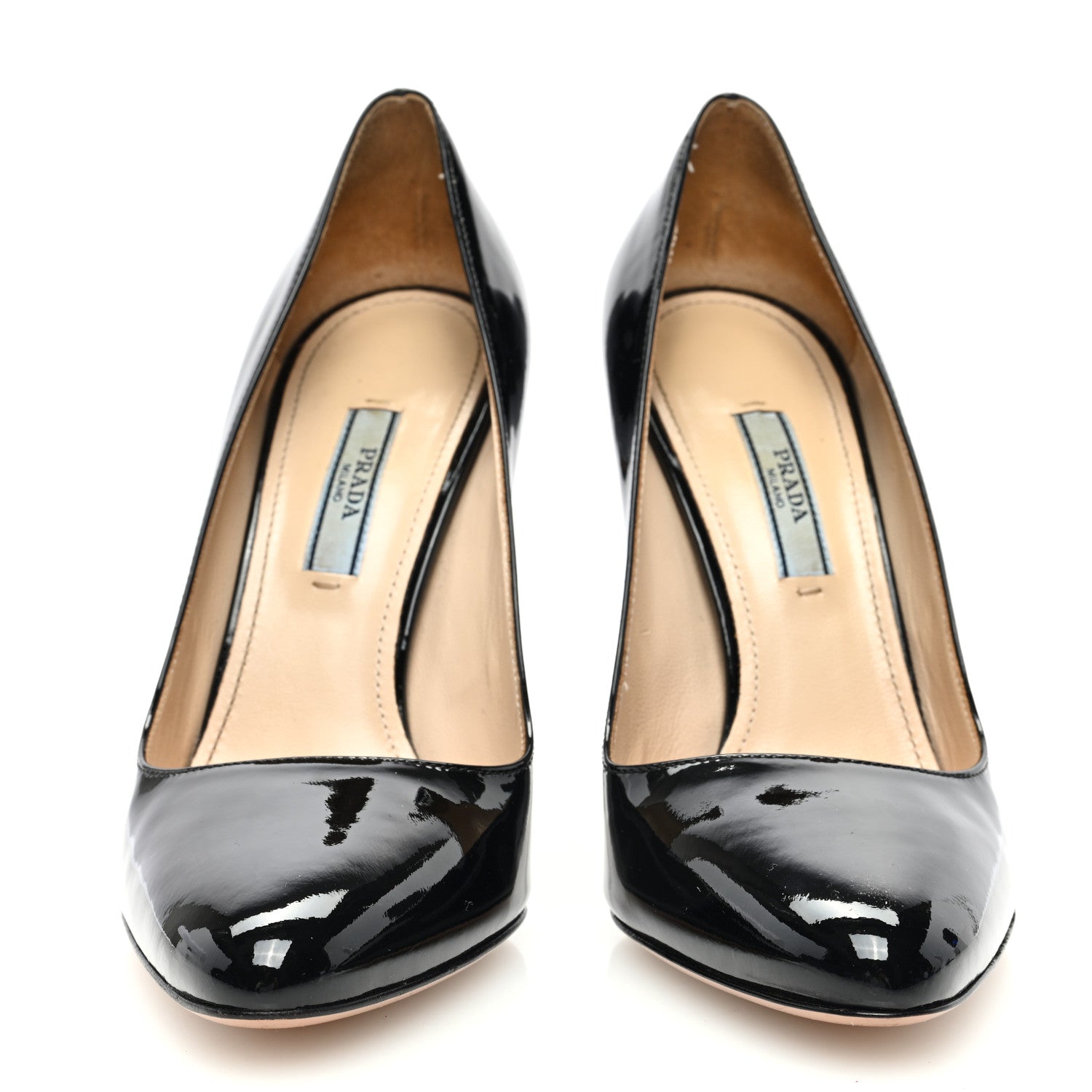 Prada Patent Pumps 37 Black 3 of 10