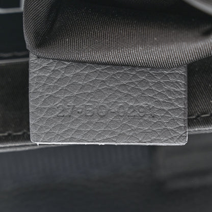 Christian Dior X SACAI Grained Calfskin Technical Fabric Mens Saddle Bag Black 7 of 10