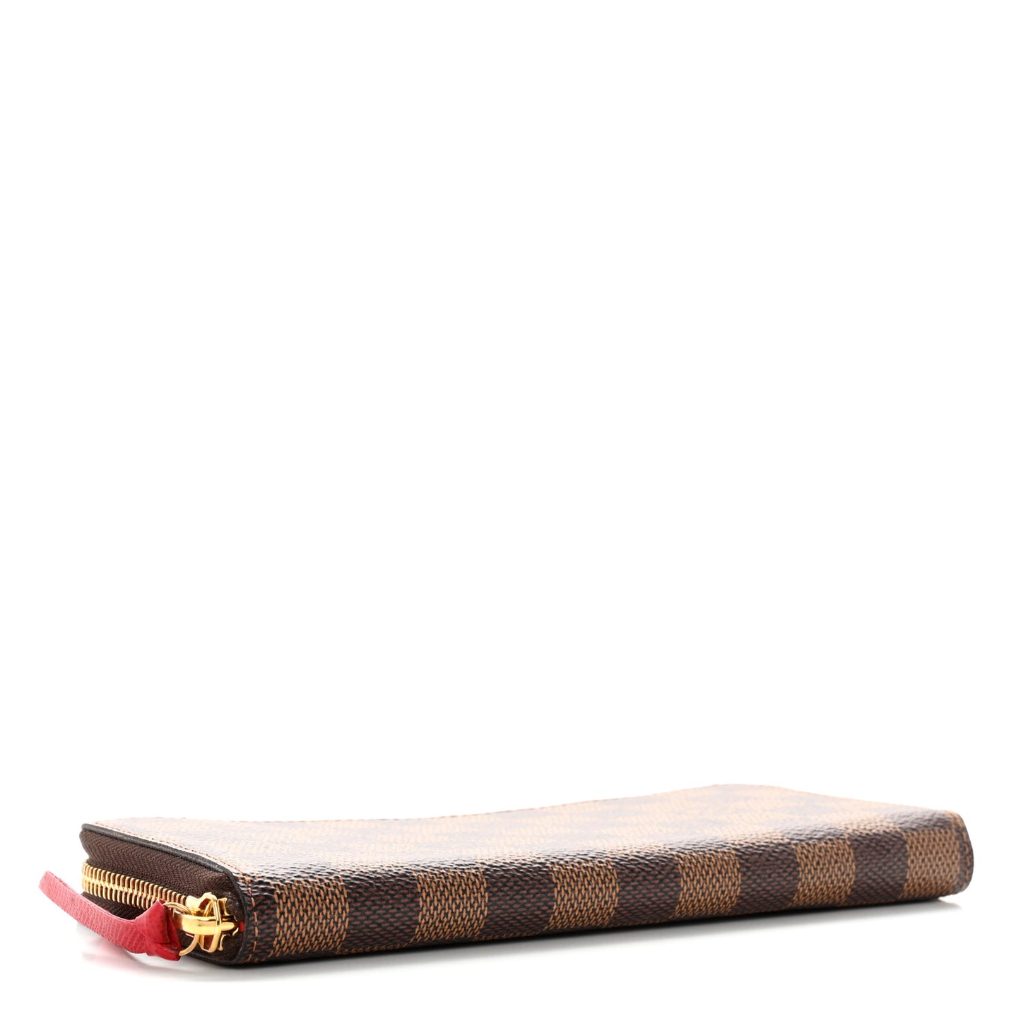 Damier Ebene Clemence Wallet Cherry