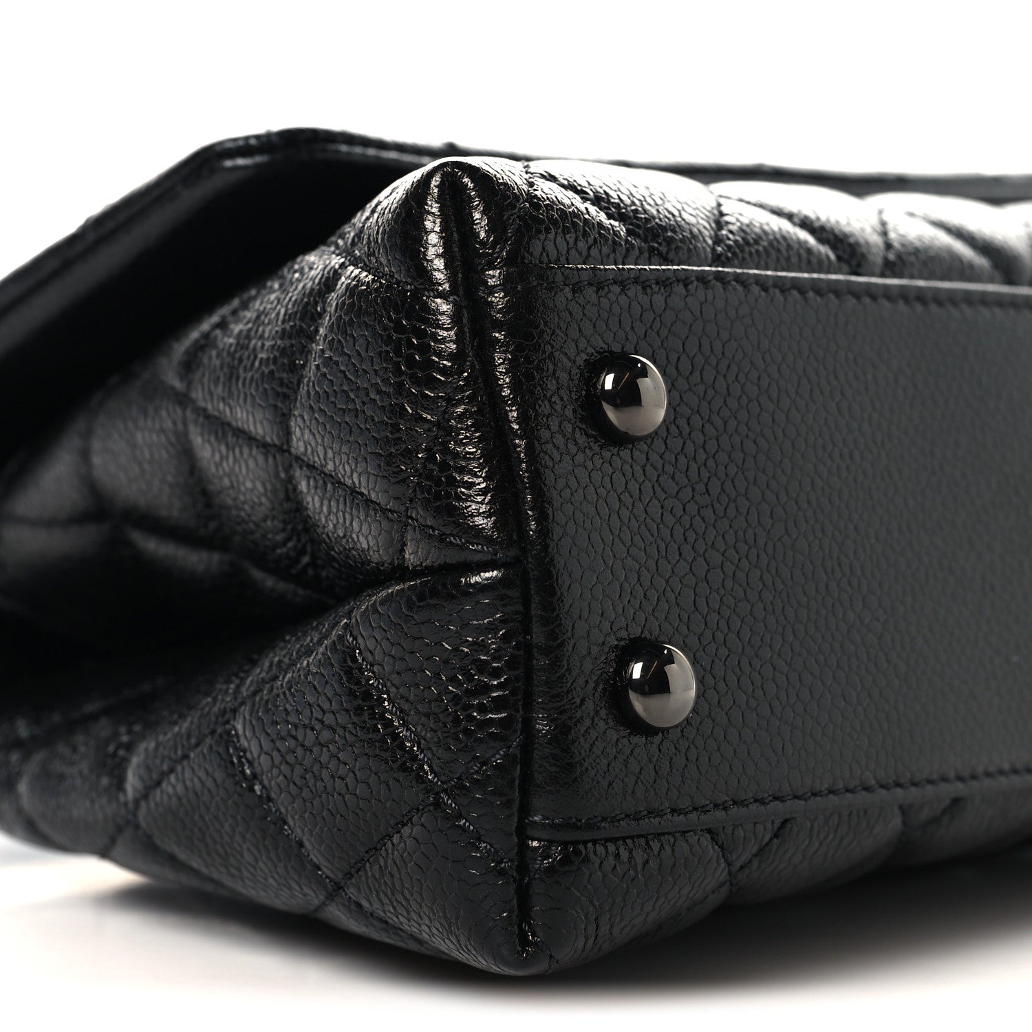 Chanel Caviar Quilted Mini Coco Handle Flap So Black 9 of 11