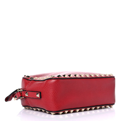 Valentino Garavani Grained Calfskin Rockstud Camera Crossbody Bag Rosso Valentino 4 of 14