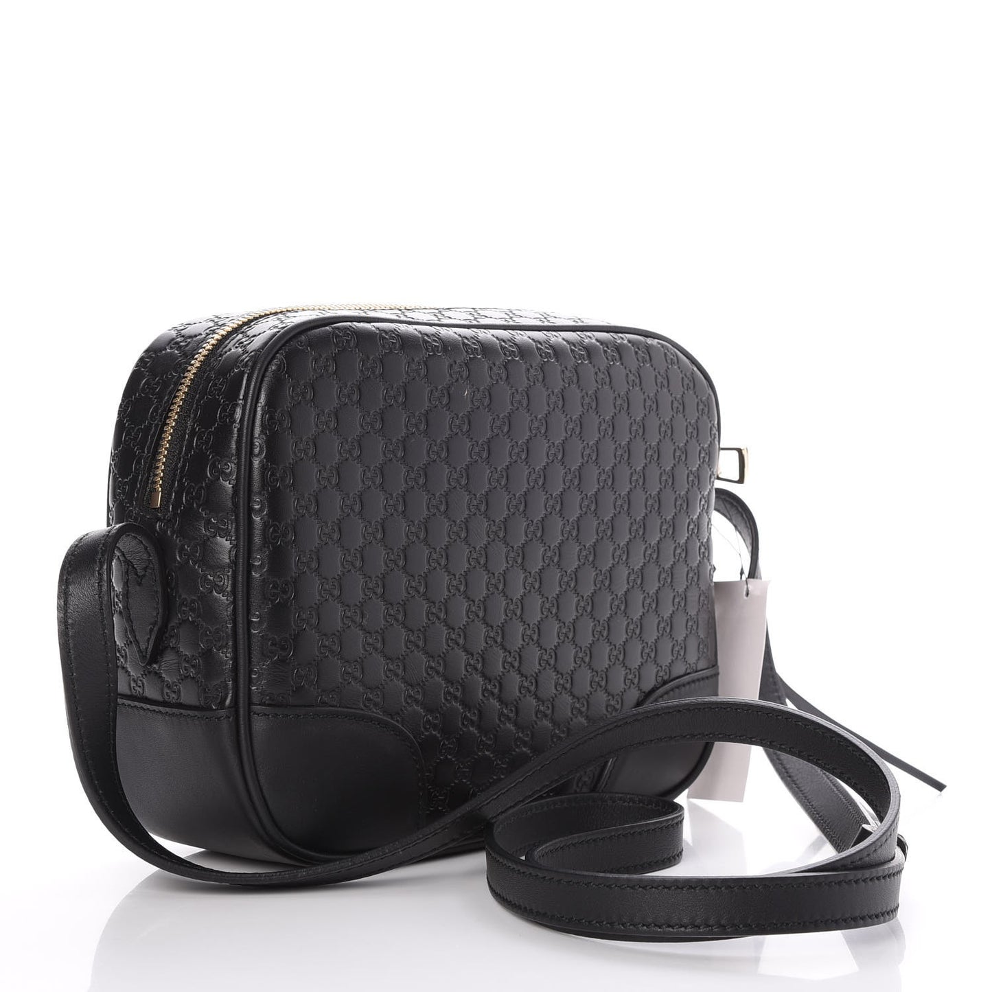 Microguccissima Mini Bree Messenger Bag Black