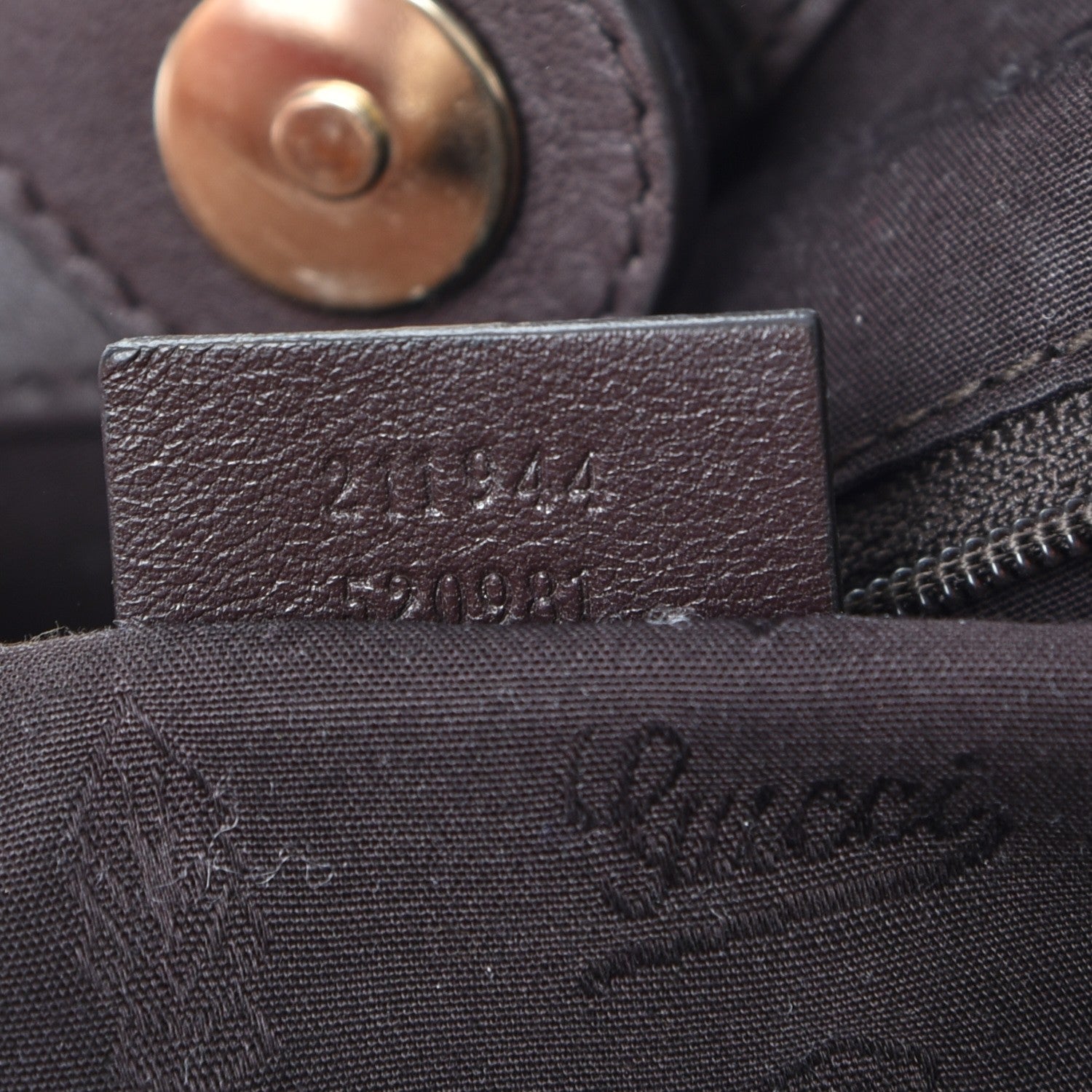 Gucci Guccissima Medium Sukey Tote Chocolate 7 of 7