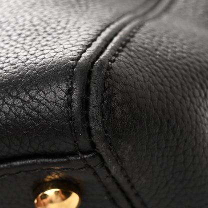 Chanel Calfskin Cerf Executive Shopper Tote Black 13 of 15