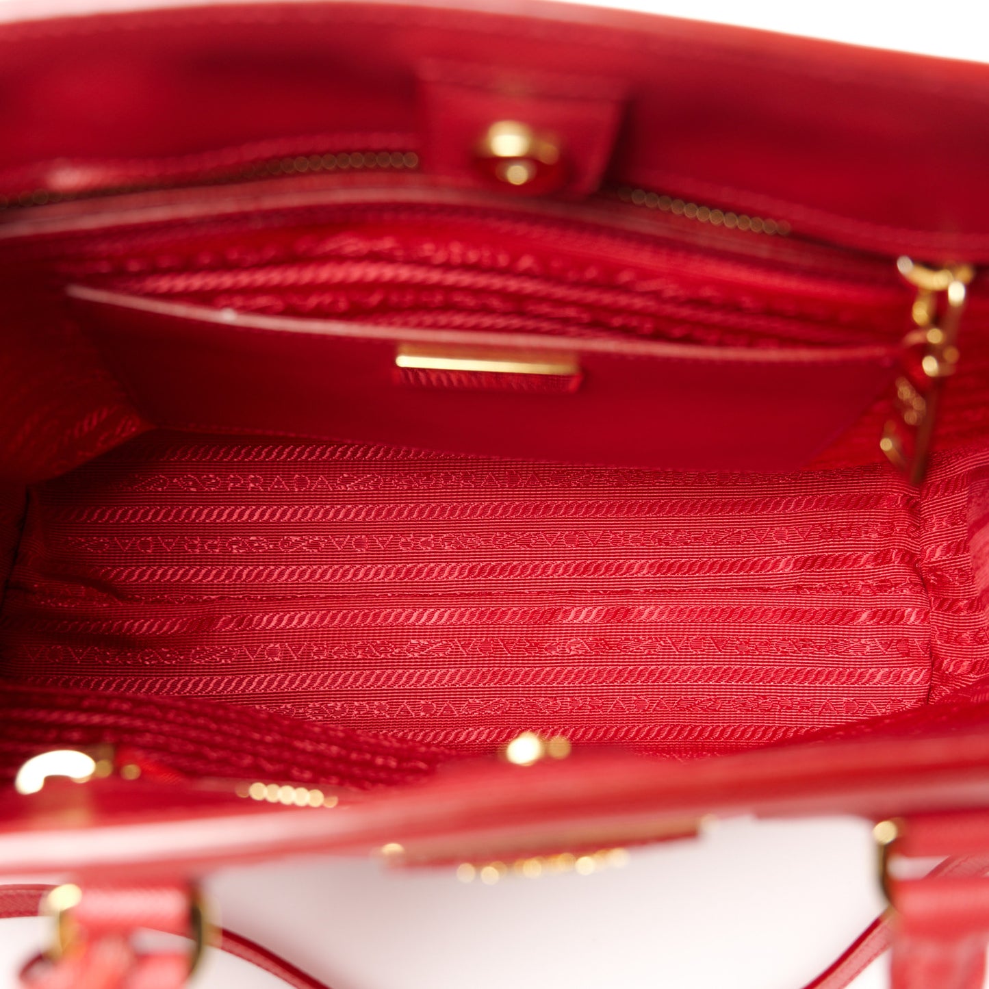 Saffiano Lux Parabole Tote Fuoco