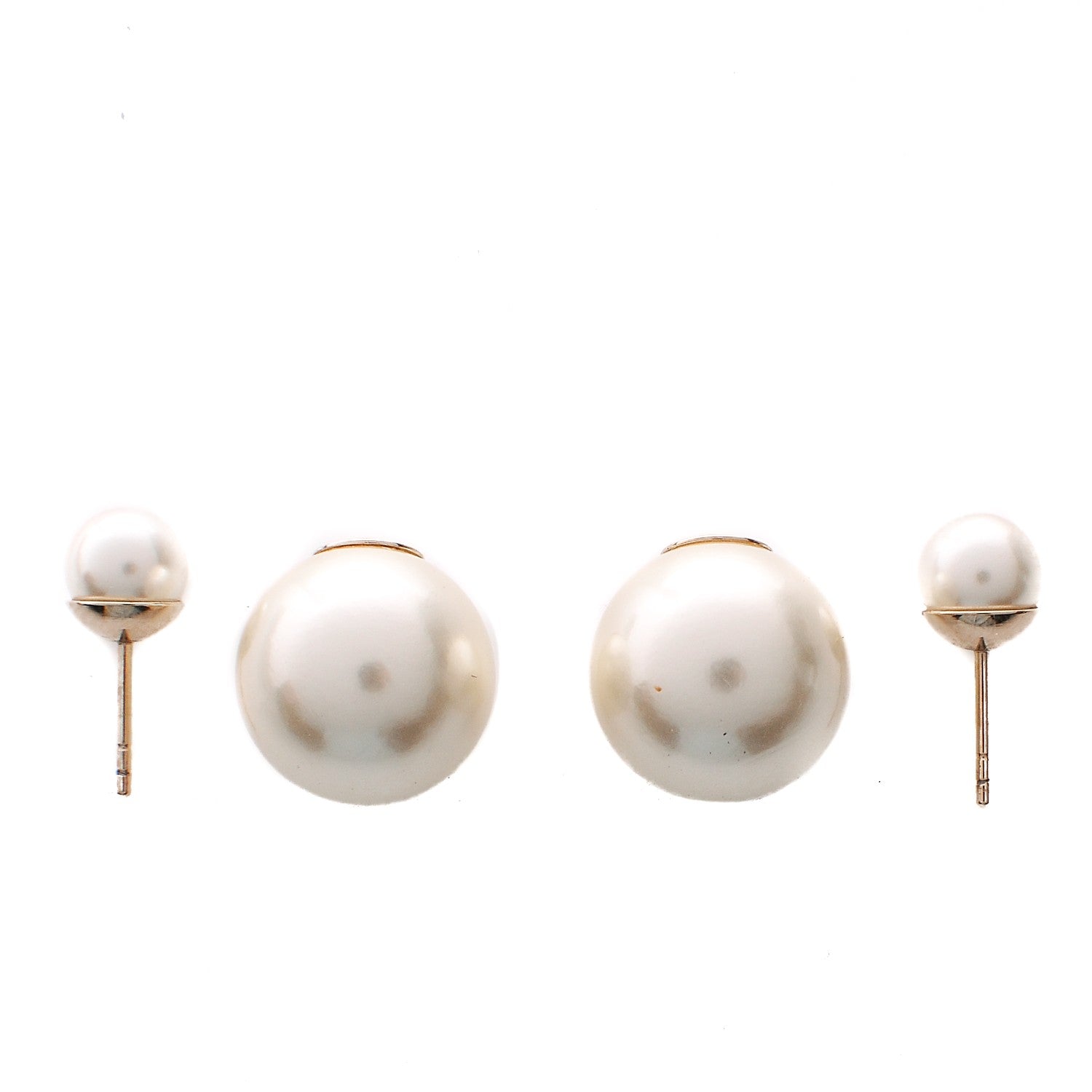Christian Dior Pearl Mise En Dior Tribal Earrings 4 of 4
