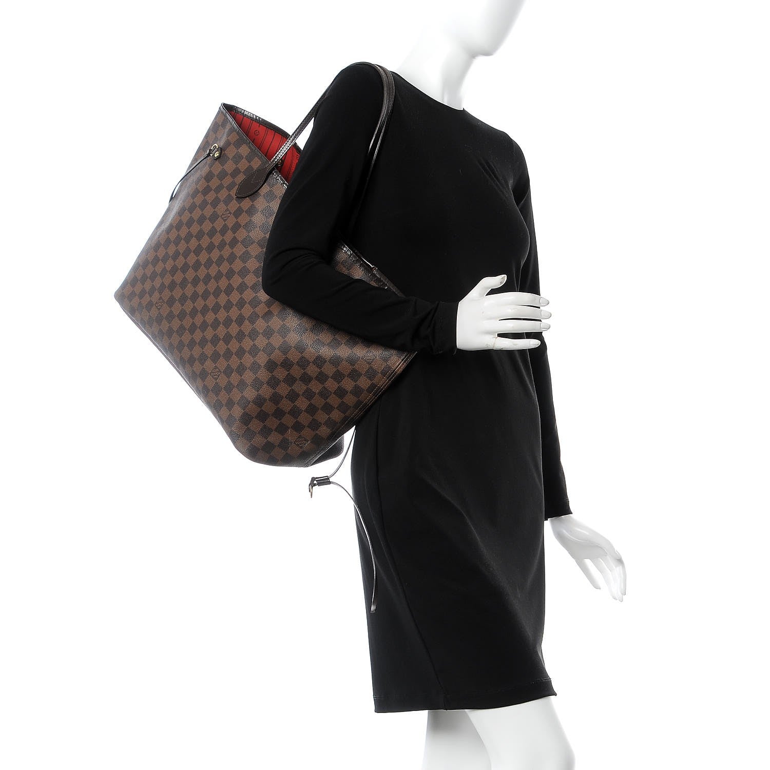 Louis Vuitton Damier Ebene Neverfull GM 2 of 16