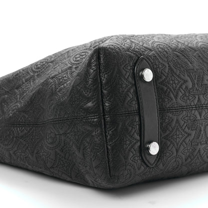 Louis Vuitton Monogram Lambskin Antheia Hobo PM Black 7 of 8