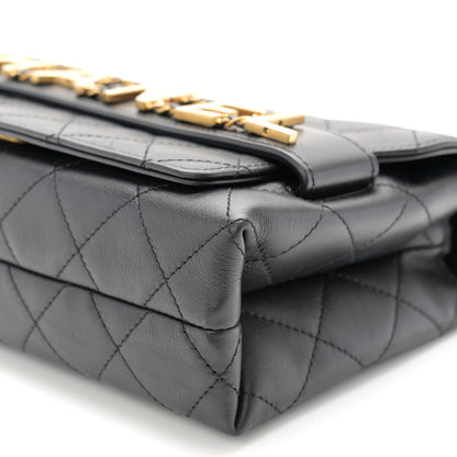 Chanel Calfskin Quilted Enchained Flap Black 10 of 10