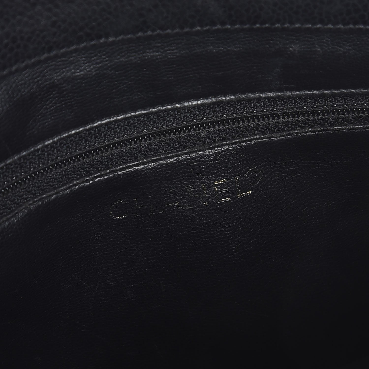 Chanel Caviar CC Shoulder Bag Black 6 of 8