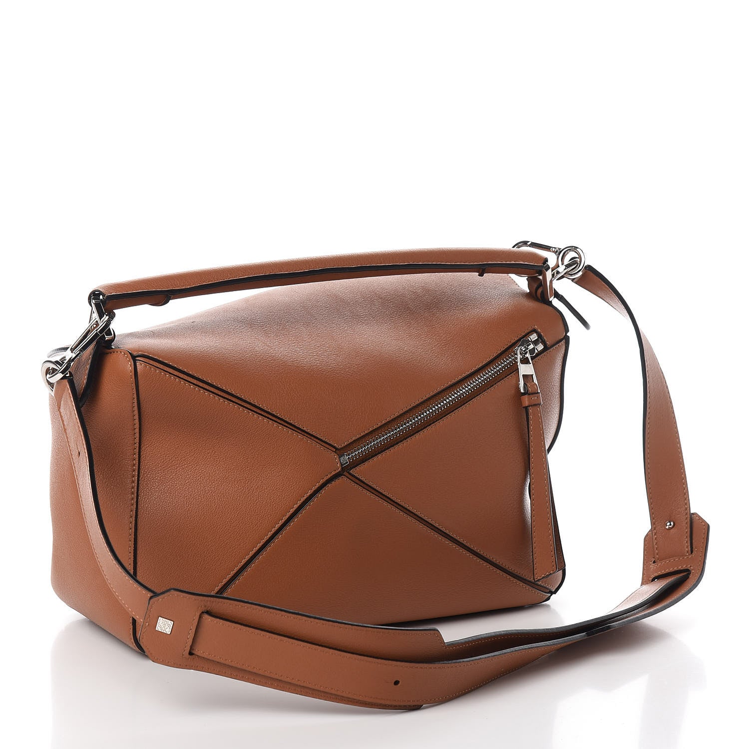 Loewe Calfskin Medium Puzzle Bag Tan 3 of 11