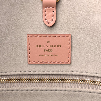 Louis Vuitton Empreinte Monogram Giant Onthego MM Rose Trianon Creme 6 of 8