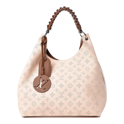 Louis Vuitton Mahina Carmel Hobo Creme 1 of 11