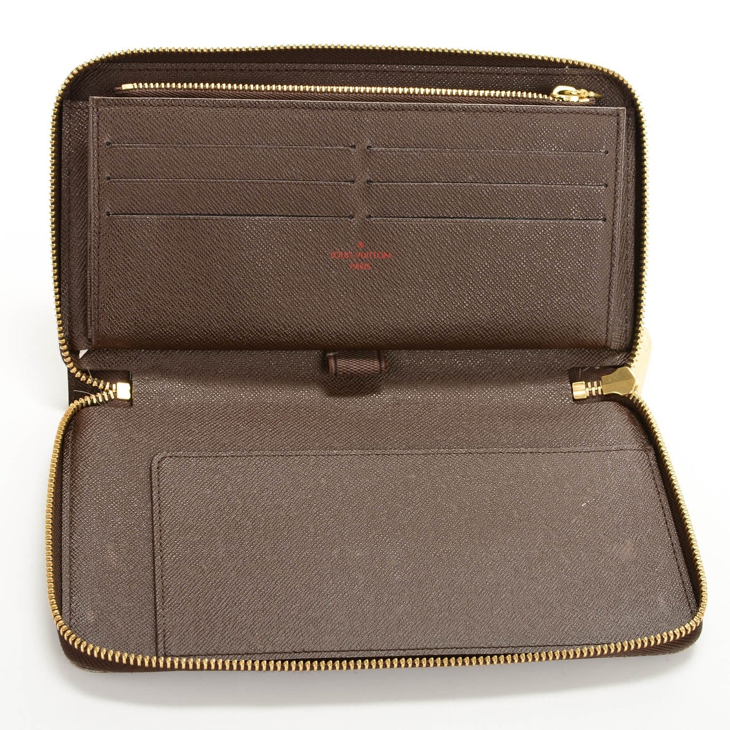 Damier Ebene Zippy Organizer Wallet