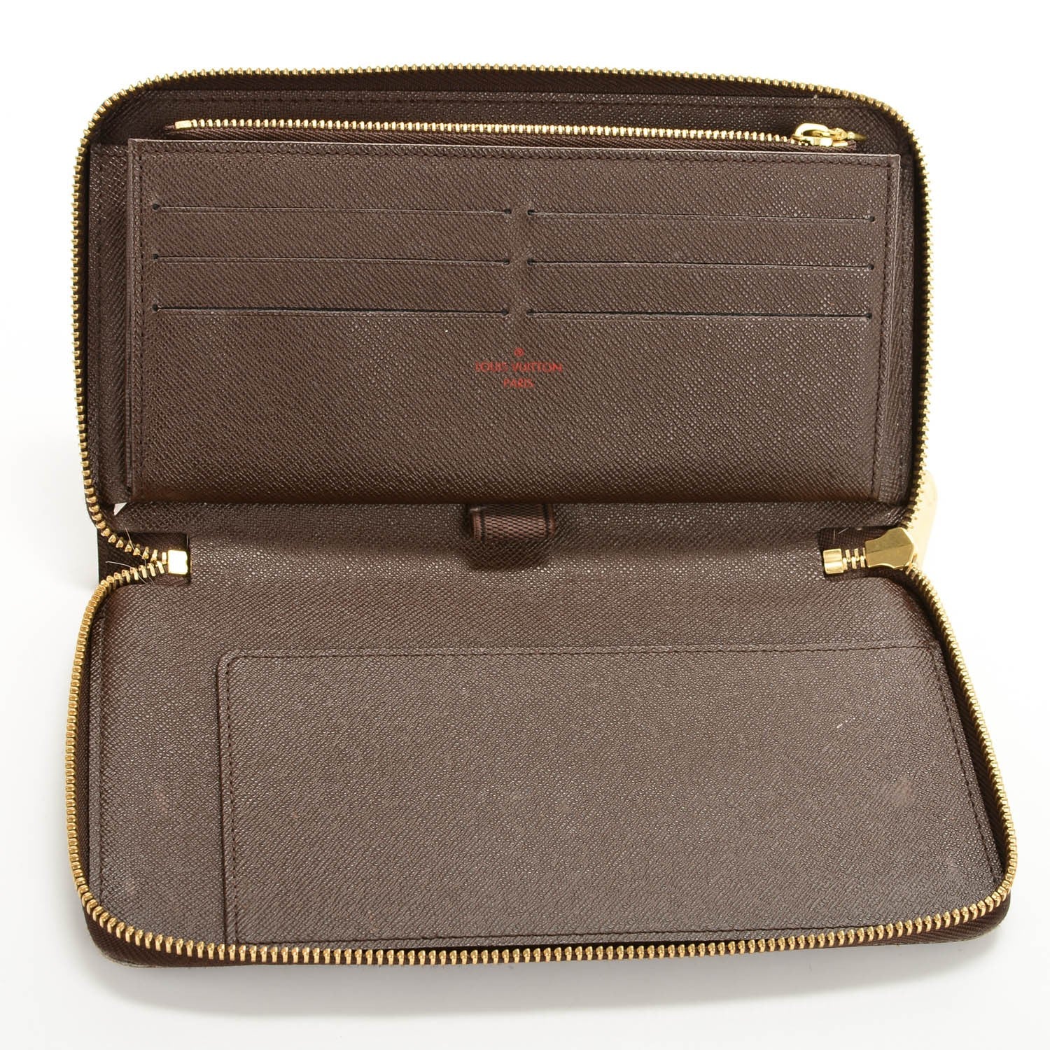 Louis Vuitton Damier Ebene Zippy Organizer Wallet 5 of 7