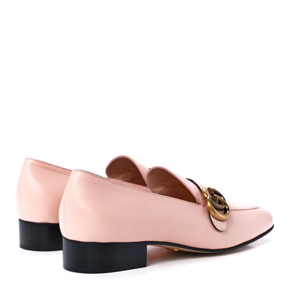 Gucci Malaga Kid Womens GG Marmont Loafers 39 Perfect Pink 4 of 9