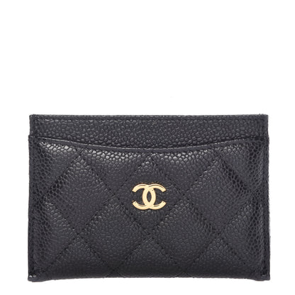 Chanel Caviar Quilted Card Holder Black 1 of 11