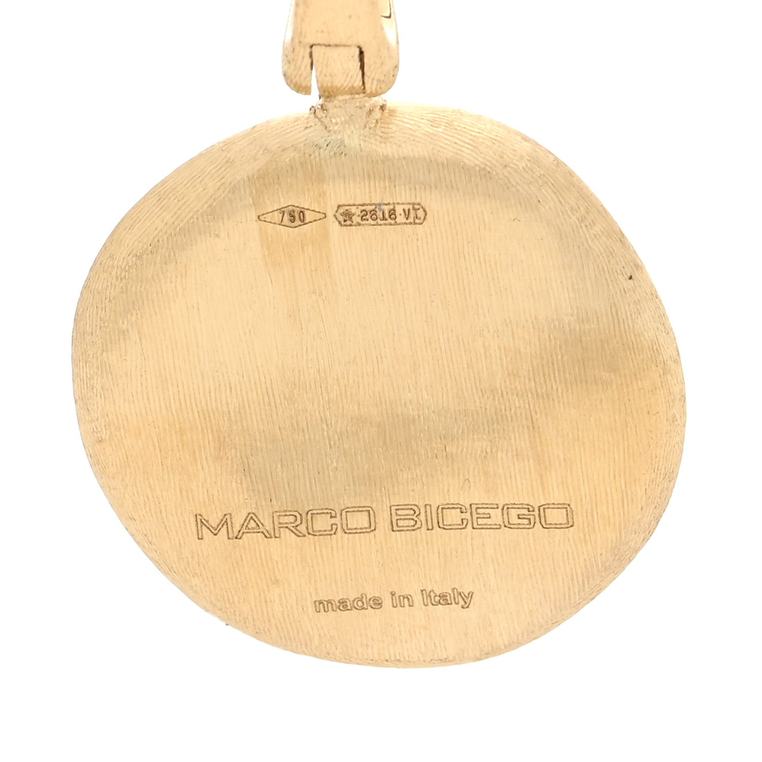 Marco Bicego 18K Yellow White Gold Diamond Jaipur Pendant 3 of 3