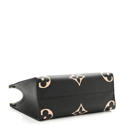 Louis Vuitton Empreinte Monogram Giant Onthego PM Black Beige 4 of 10