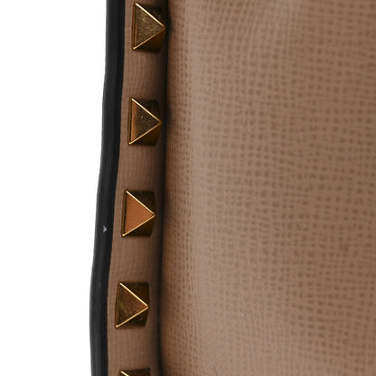 Valentino Garavani Vitello Small Rockstud Alcove Top-Handle Bag Rose Cannelle 14 of 14