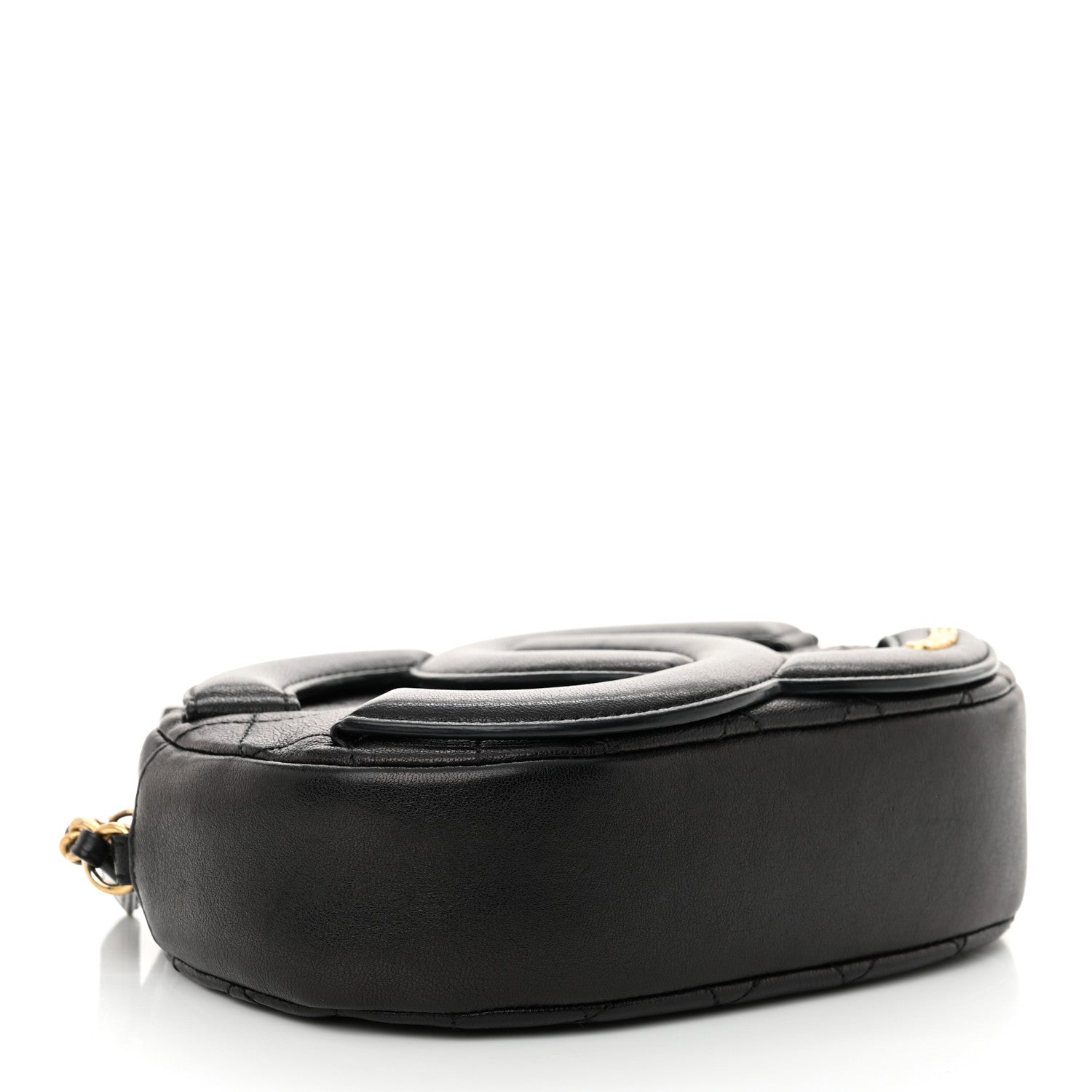 Chanel Lambskin Quilted Coco Midnight Camera Case Black 3 of 10