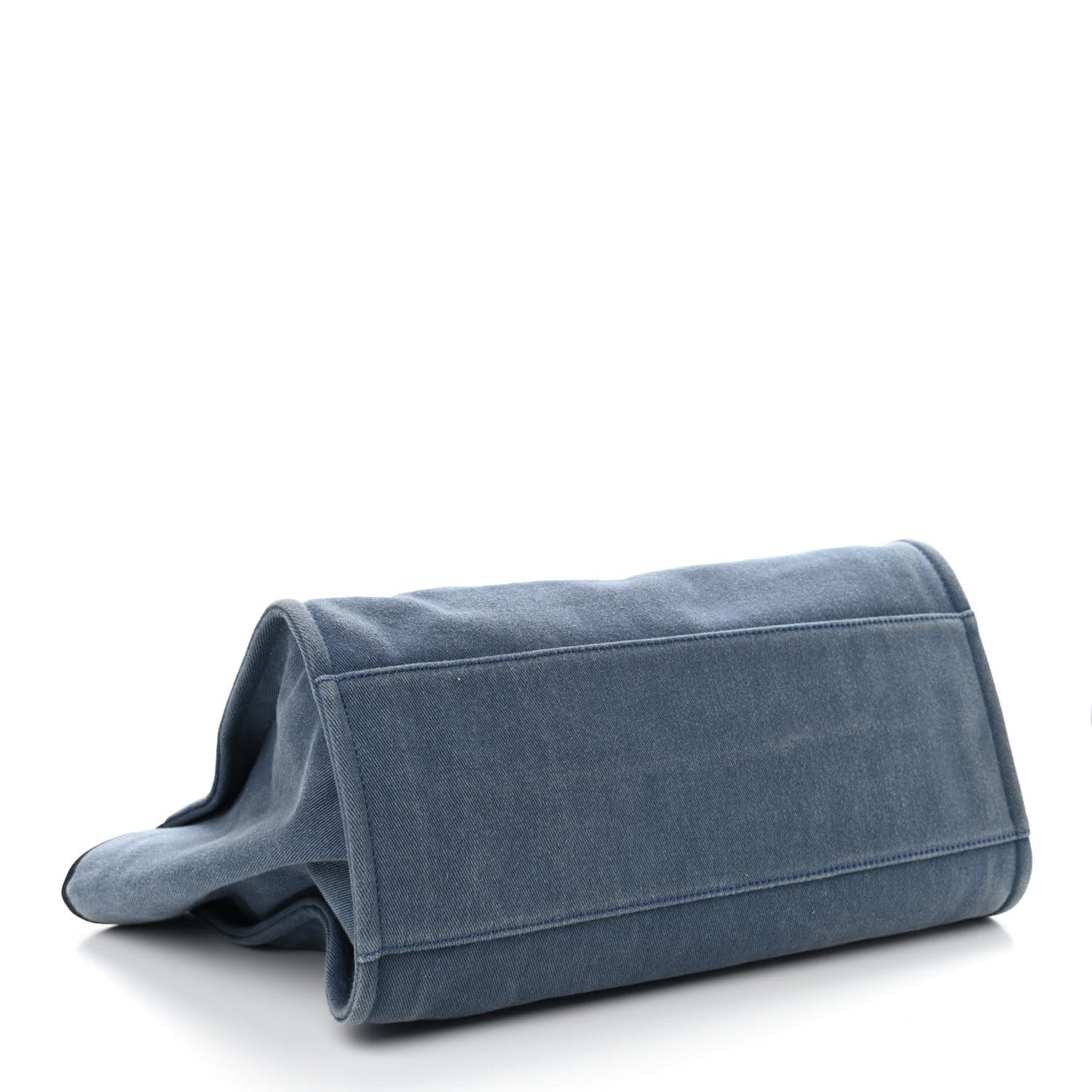 Canvas Sequin Medium Deauville Tote Navy