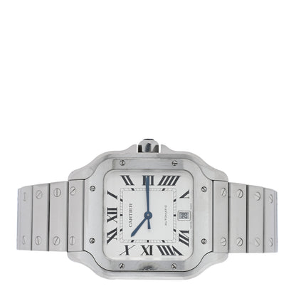 Cartier Stainless Steel 39.8mm Santos De Cartier Automatic Watch 2 of 6