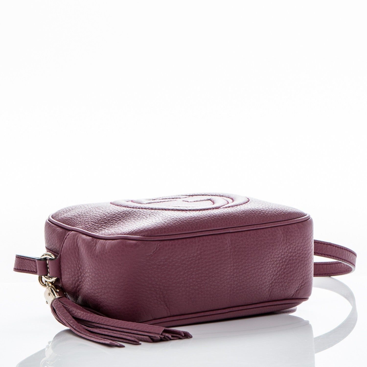 Gucci Pebbled Calfskin Small Soho Disco Bag Peonia Flower 4 of 7