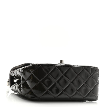 Chanel Patent Quilted Mini Square Flap Purple 4 of 8