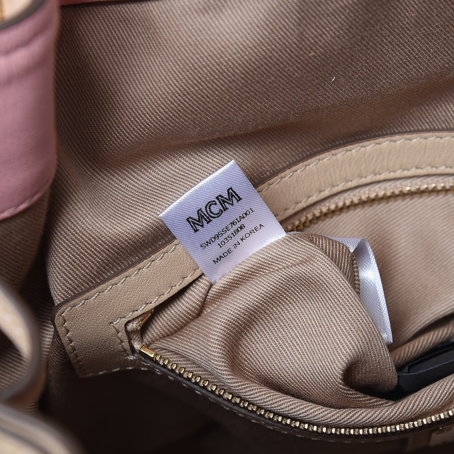Calfskin Ottomar Monogram Essential Bucket New Beige