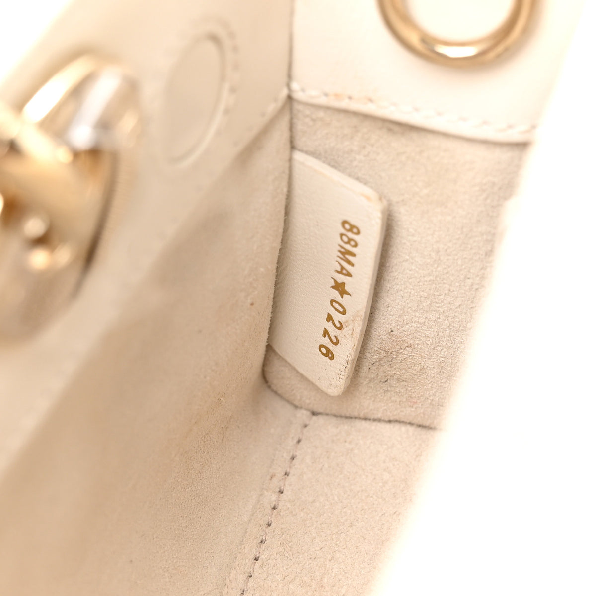 Christian Dior Lambskin Cannage Mini Lady D-Joy Latte 6 of 9