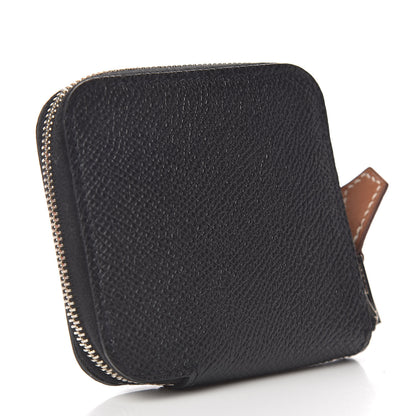 Hermes Epsom Silk'in Coin Purse Black 3 of 8