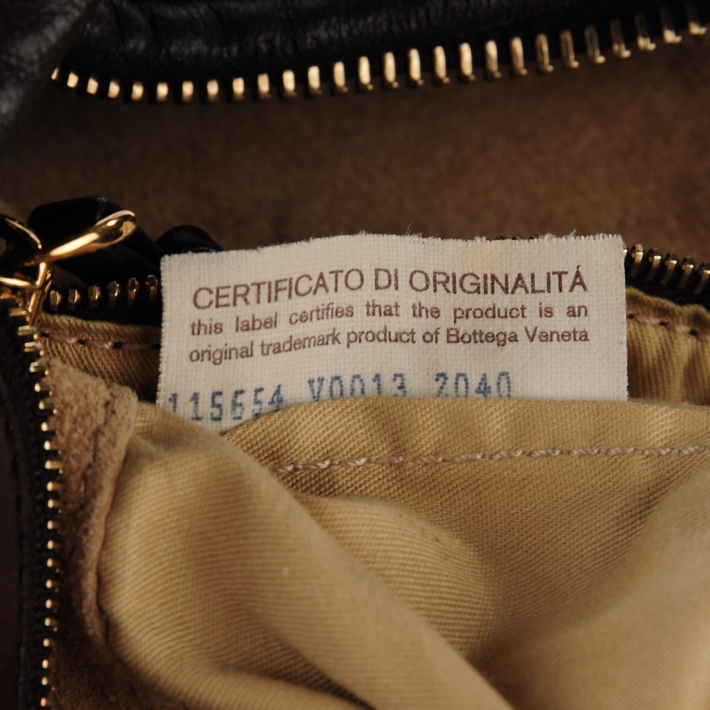Nappa Intrecciato Large Veneta Hobo Ebano