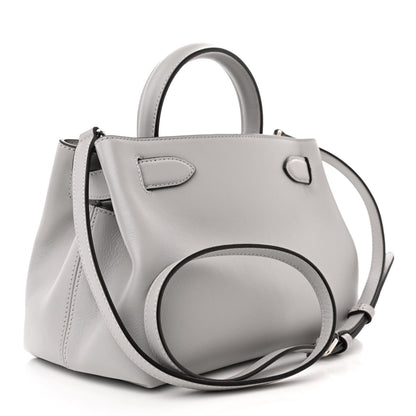 Mulberry Silky Calfskin Medium Islington Pale Grey 3 of 9