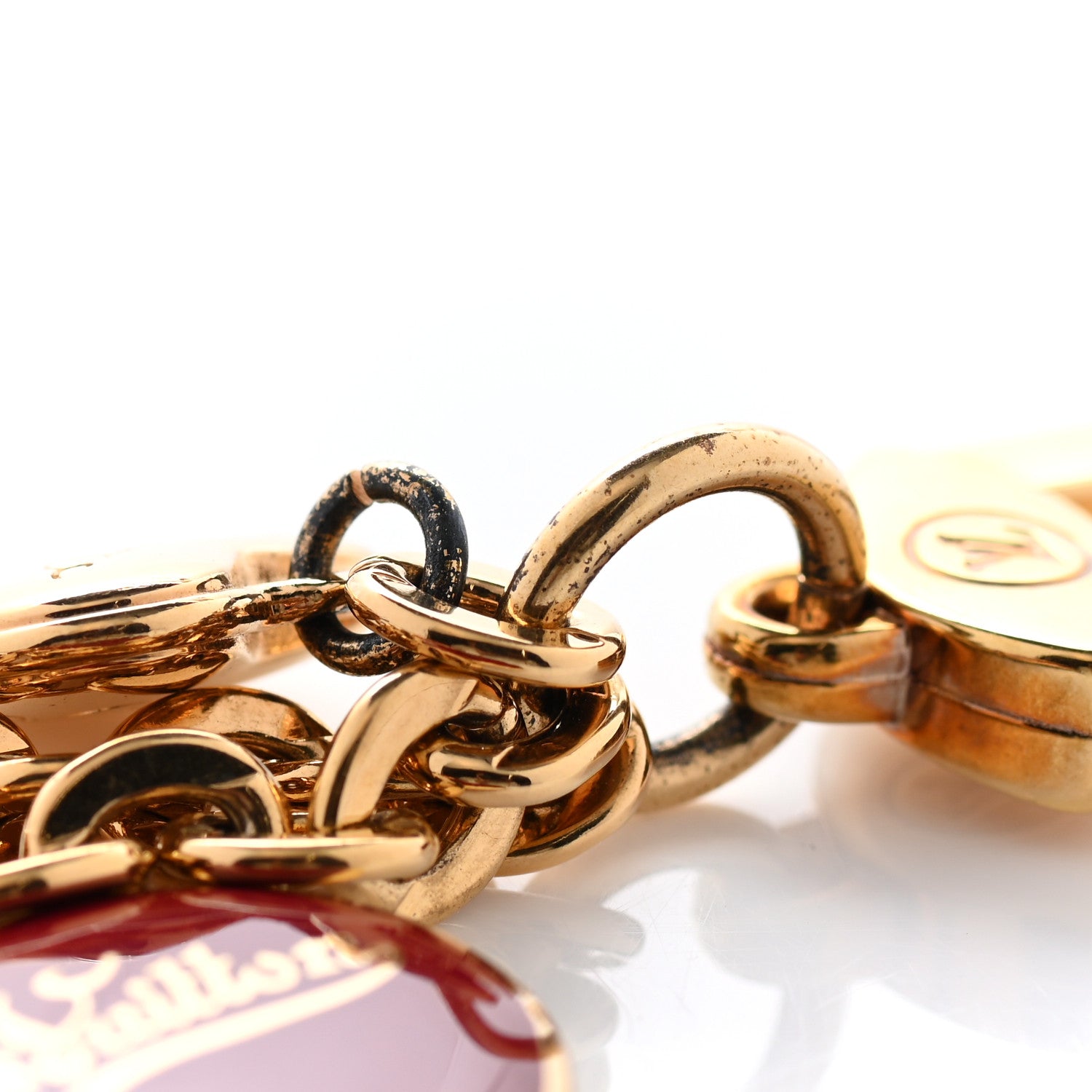 Louis Vuitton Rayures Coeur Bag Charm Key Holder Pomme D'Amour 6 of 6